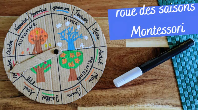 Calendrier Montessori pour enfant à faire soi même - ManzaBull