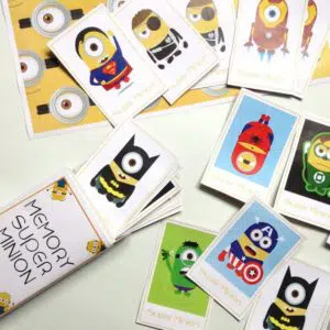 activities to do with children: Memory game super minion
