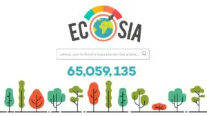 eco-responsible student : ecosia