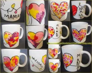 DIY Mother's Day gift: a custom mug especially for mom