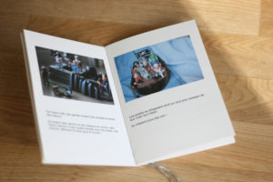 A printed photo novel