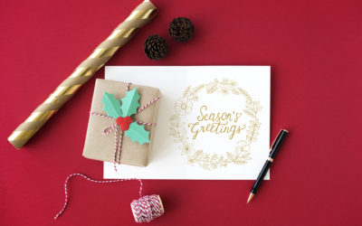 Christmas and New Year's card: 6 DIY recycled items to make with the kids