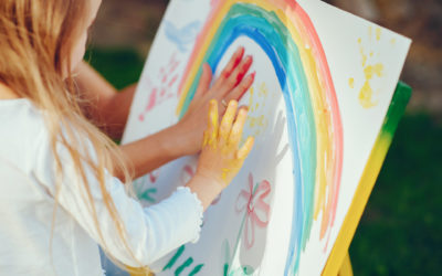 Creative activity from 2 years old: learn intuitive painting with children!