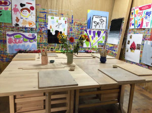 Painting workshop in Puteaux
